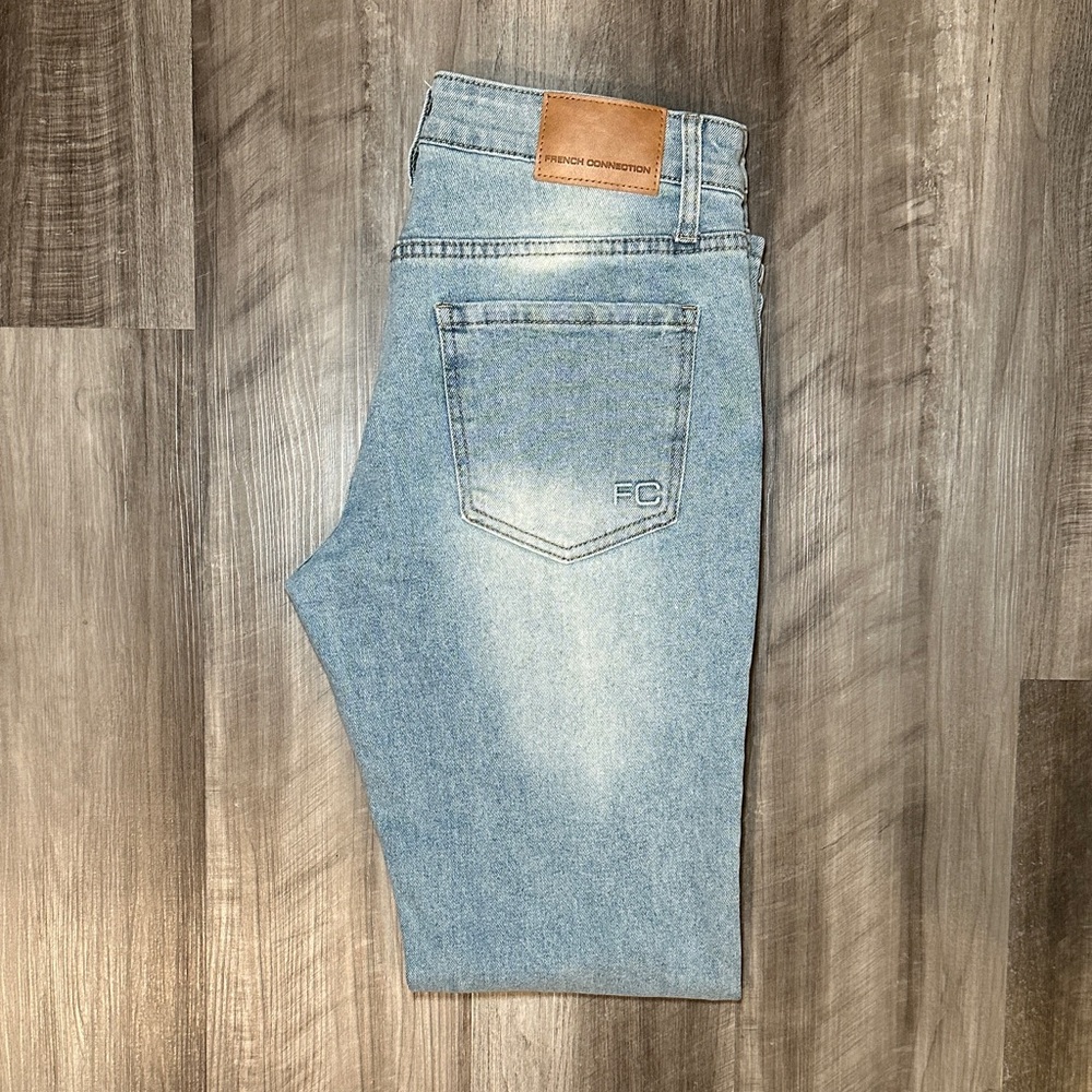 French Connection Light Wash Slim Jeans - 32x32